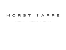 Tablet Screenshot of horst-tappe.com